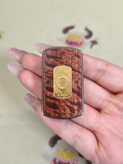 Root Three Redwood Engraved