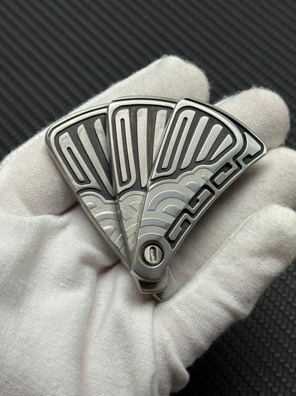 NAYICI Peacock Feather Stainless Steel