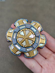 Detonator Bearing Cap Stainless Steel Gold Plated Color-Anodized Engraved