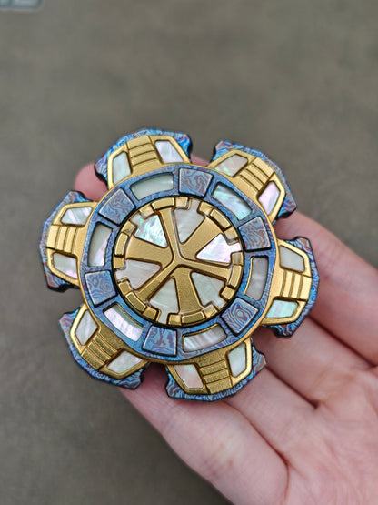 Detonator Bearing Cap Stainless Steel Gold Plated Color-Anodized Engraved