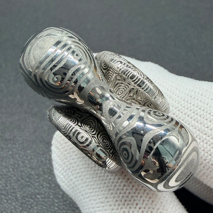 Cell Mini Damasteel Etched