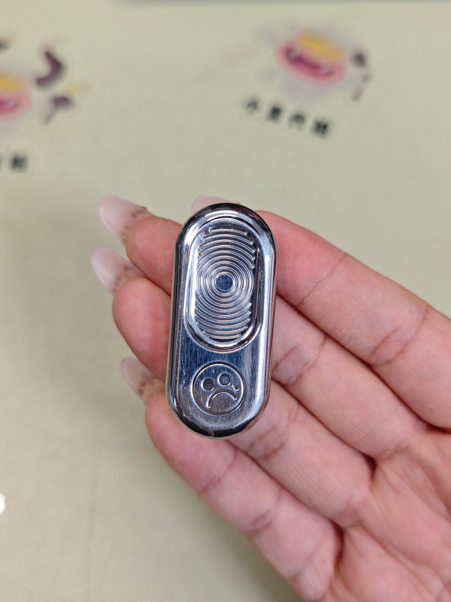 Top B Fingerprint Stainless Steel