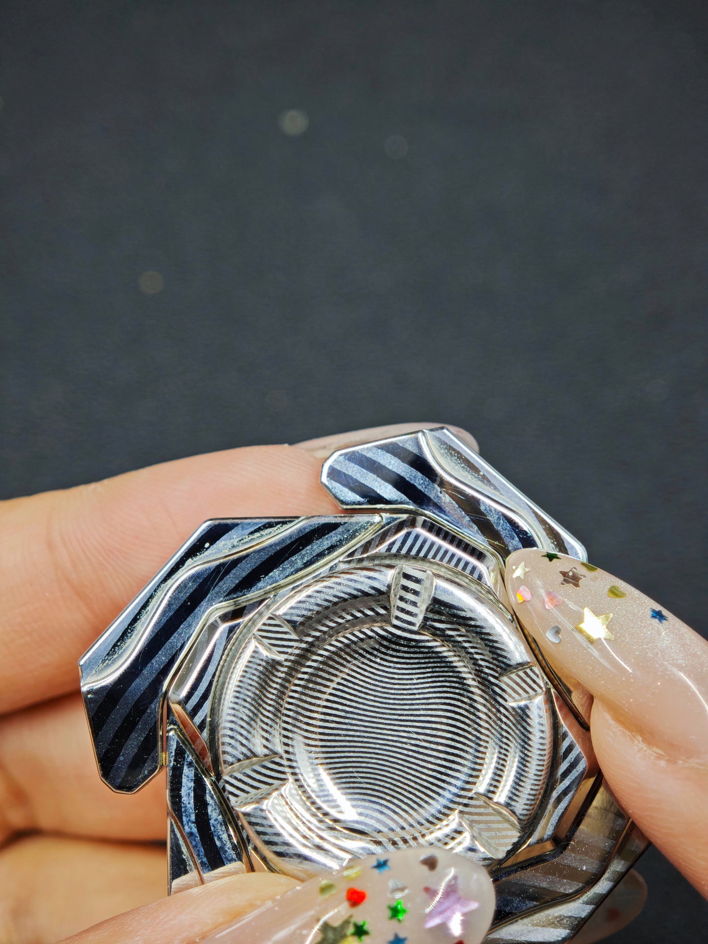 Haze Shell Opening Damasteel