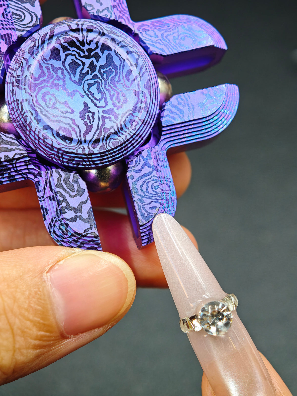 XO Titanium Color-Anodized Engraved