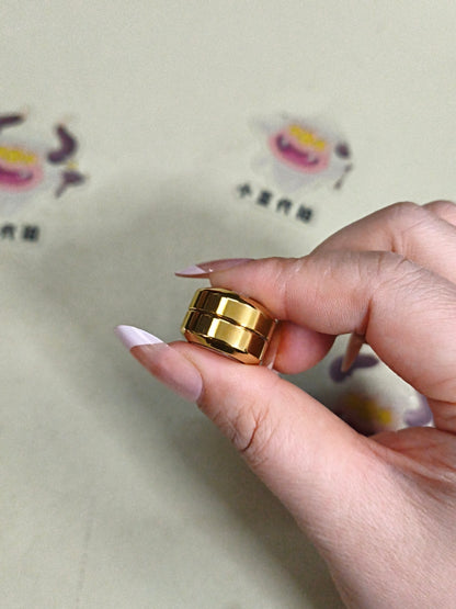 Lucky Draw MOP Gold Plated Engraved