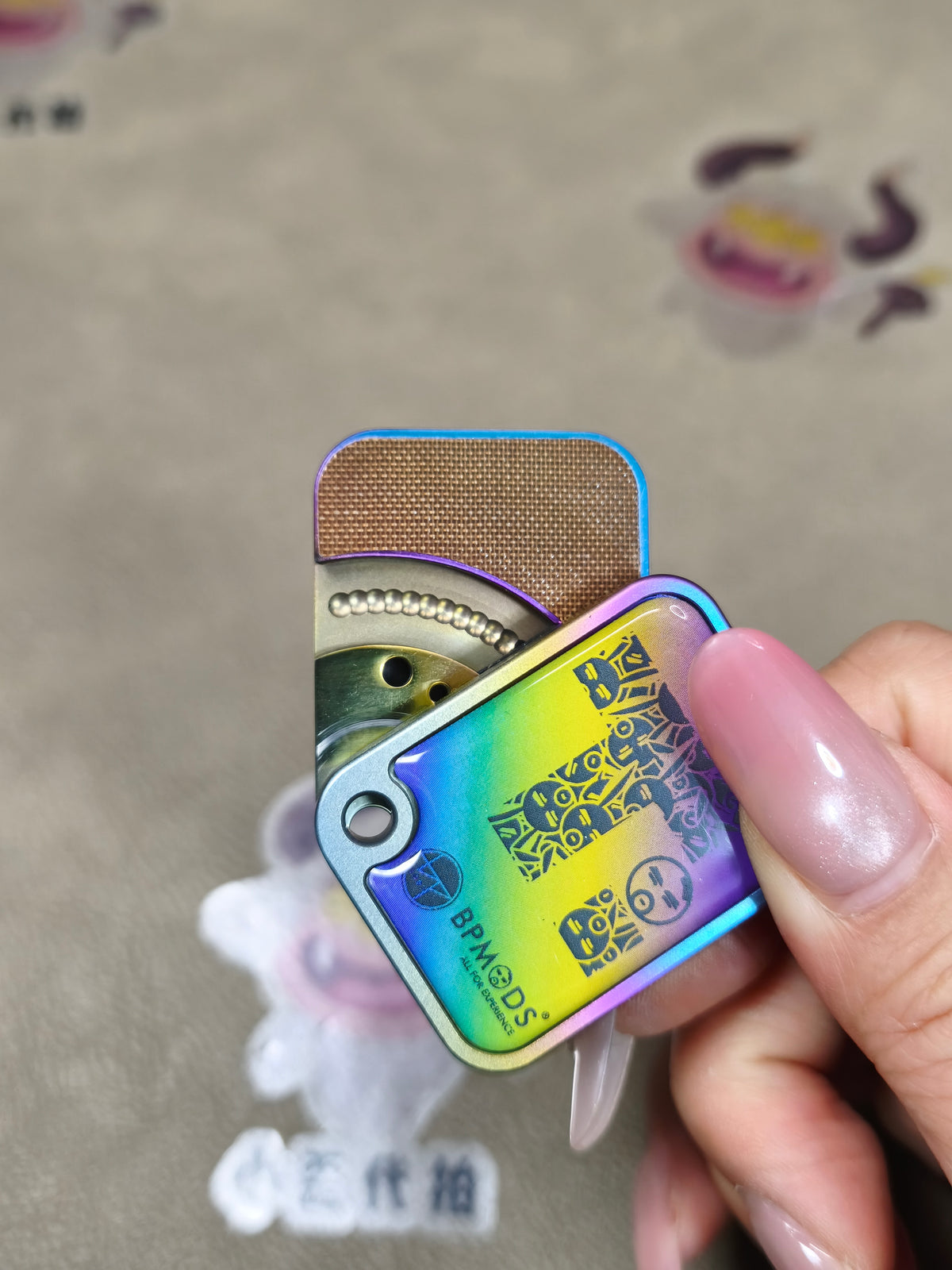 Price Tag Nine Palace Titanium Color-Anodized