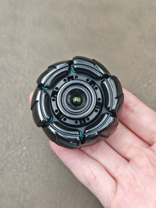Pillbug Shell Opening Zirconium Color-Anodized Polished