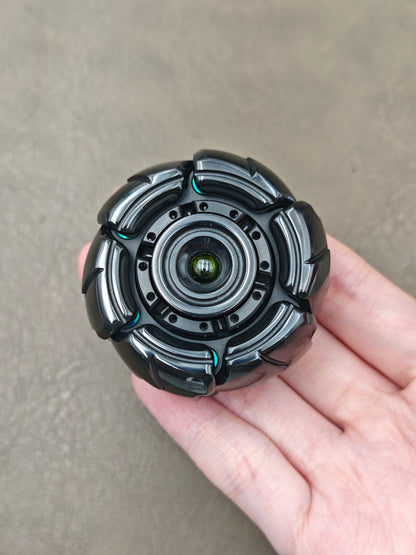 Pillbug Shell Opening Zirconium Color-Anodized Polished