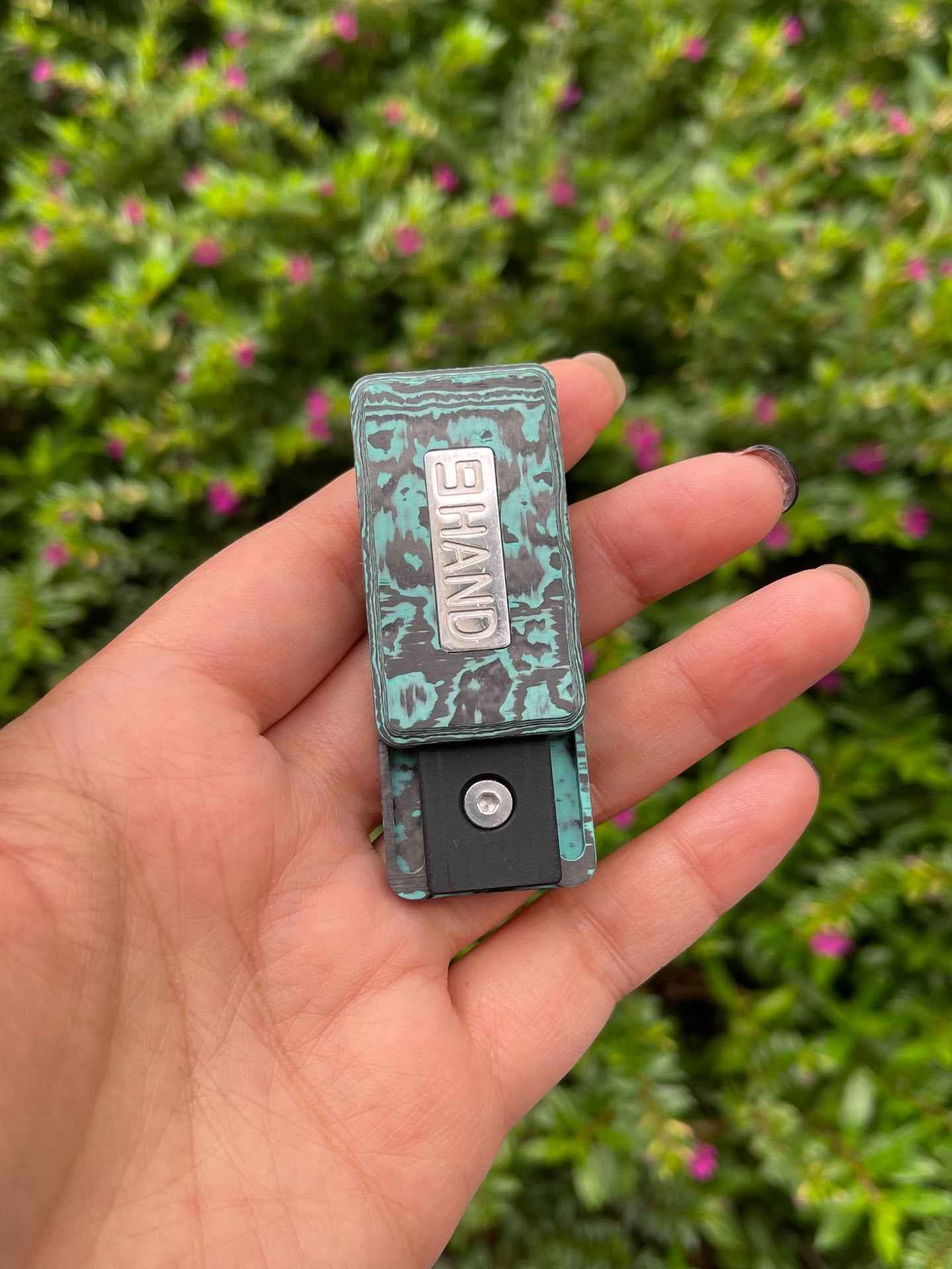 Ding Ding Carbon Damascus