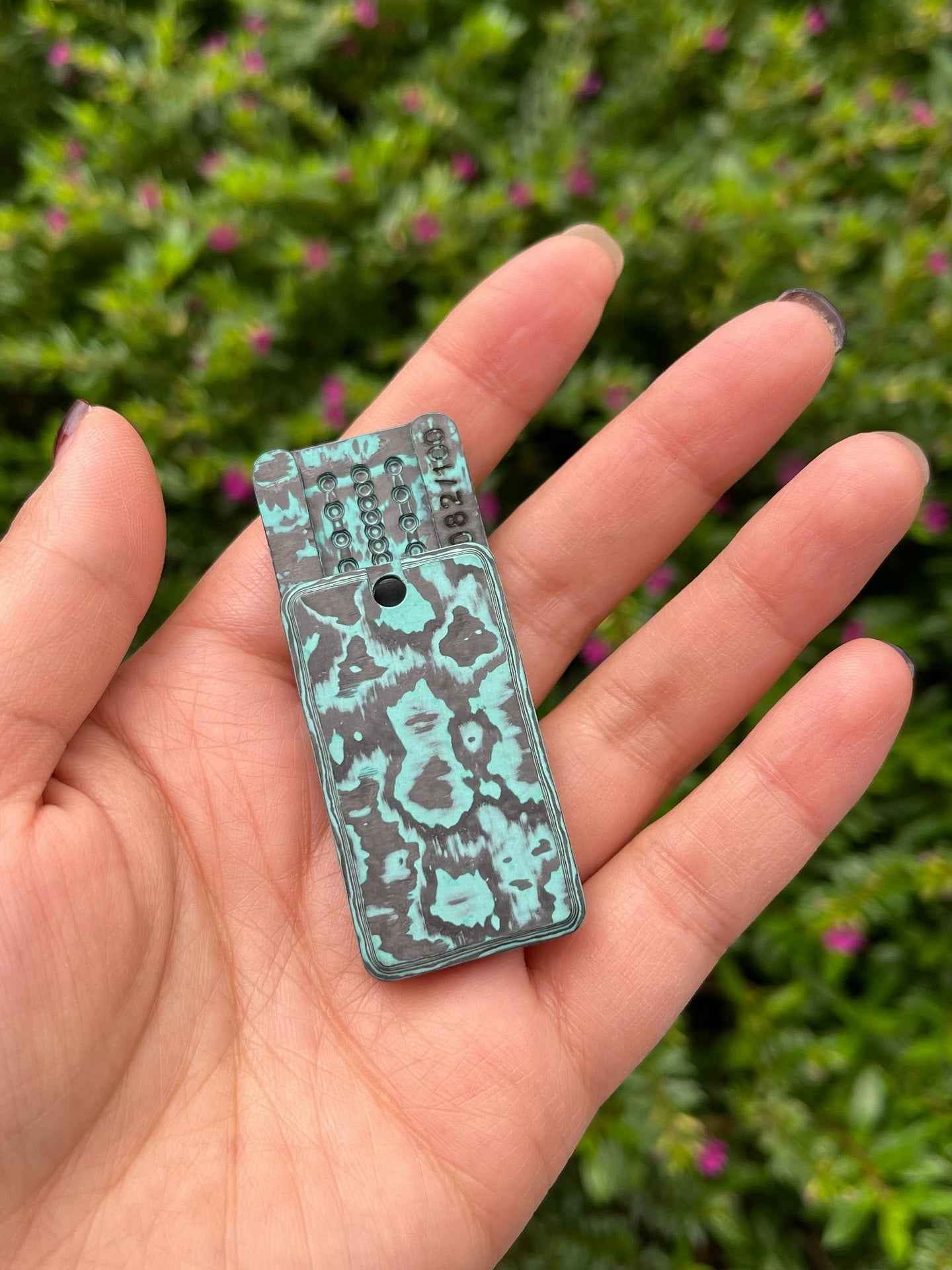 Ding Ding Carbon Damascus