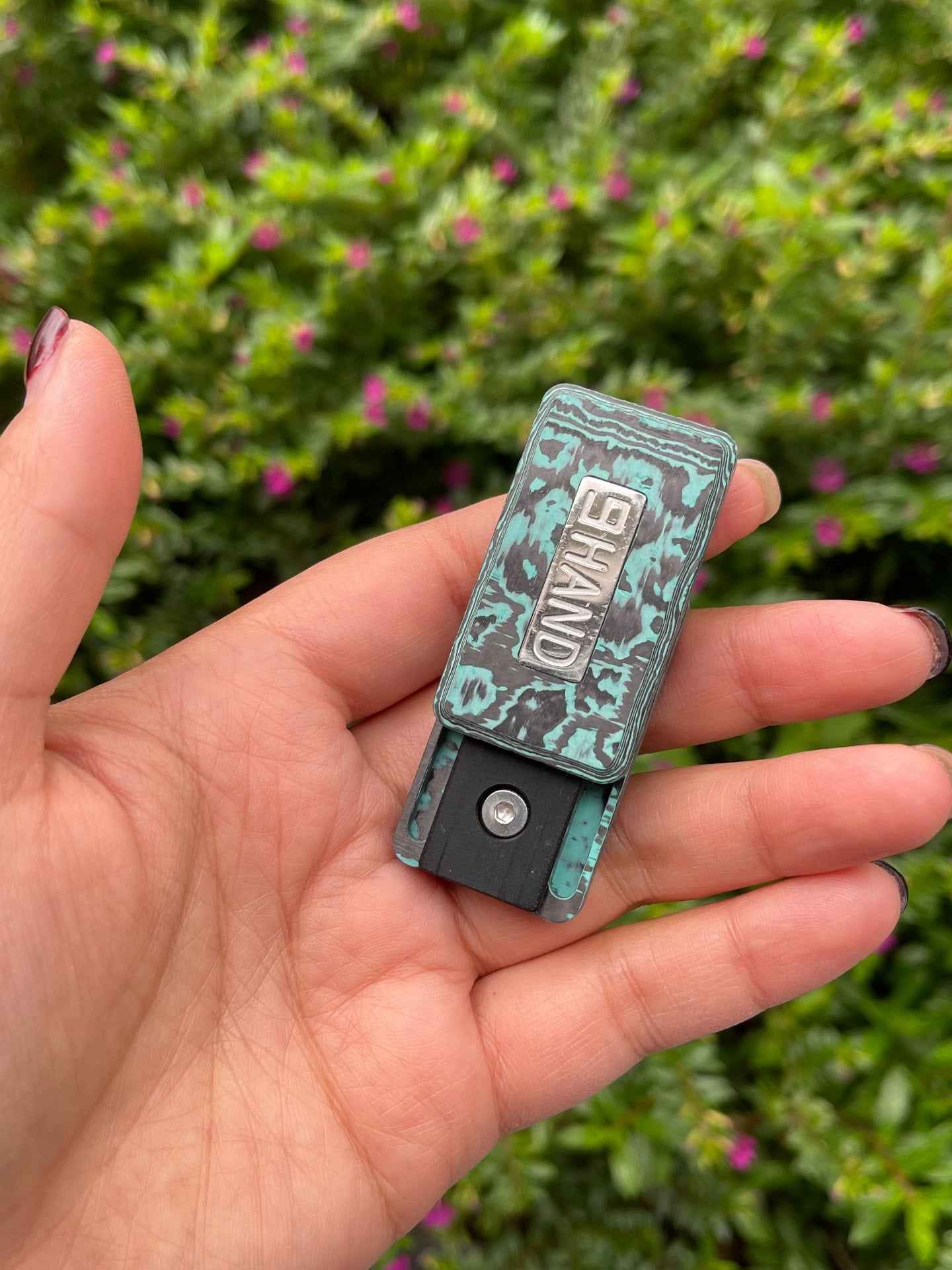 Ding Ding Carbon Damascus