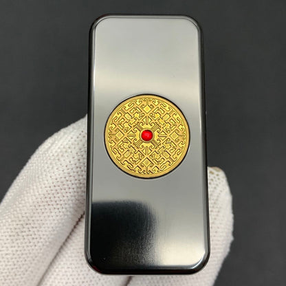 Brocade & Azure Paperweight Zirconium