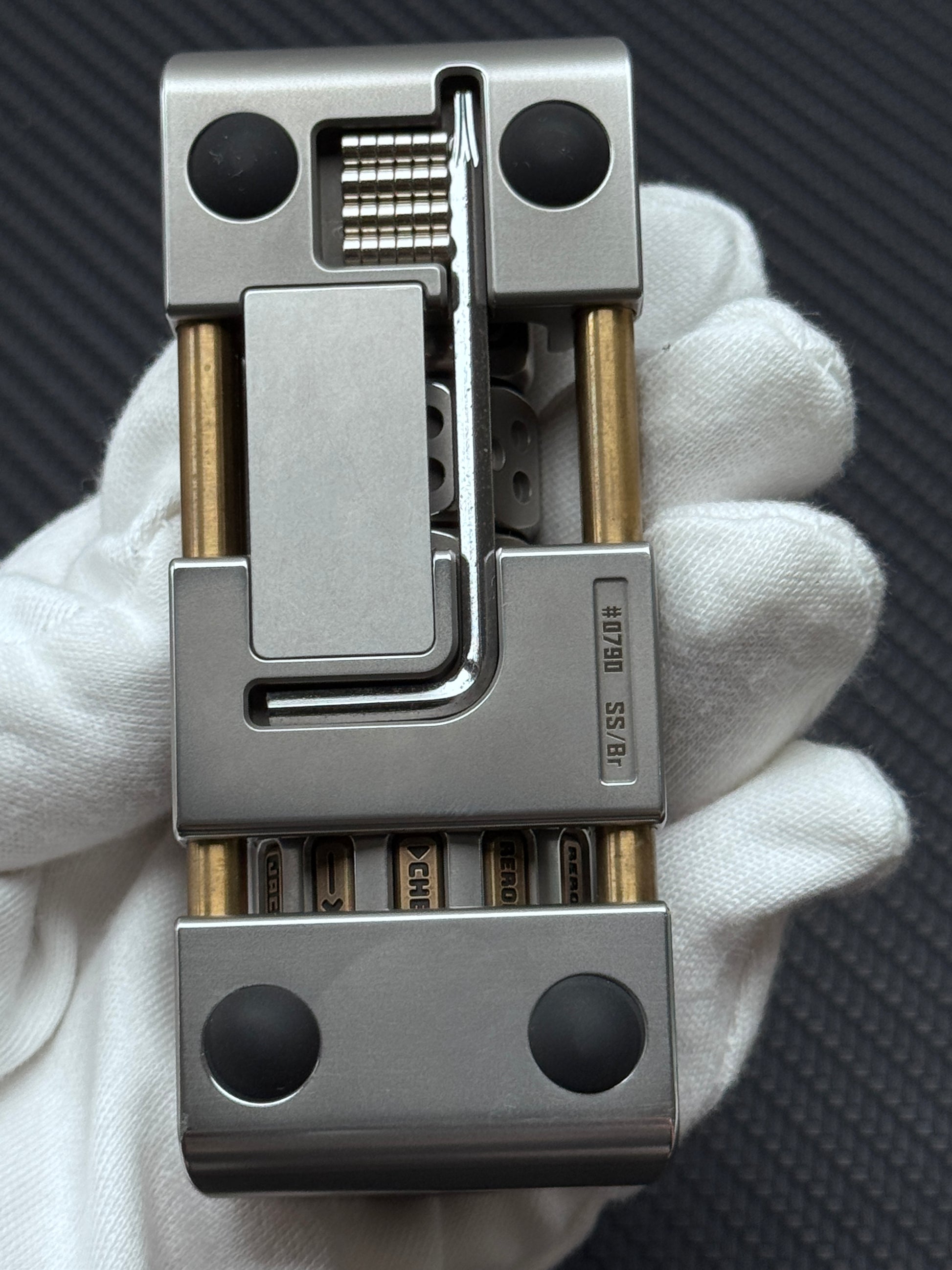 Jackpot 2.0 Deskset Brass Stainless Steel