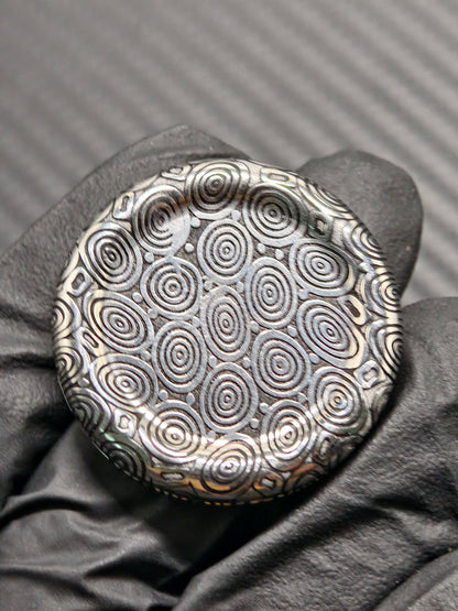 ACEdc Milk Cap Nano Precision Machined Magnetic Metal EDC Haptic Coin nano Stainless Steel