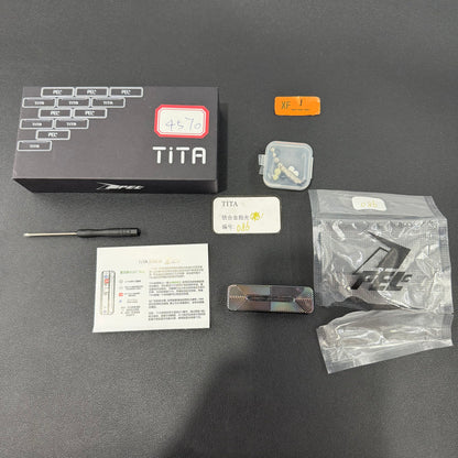 Tita Zirconium Engraved Oil Slick