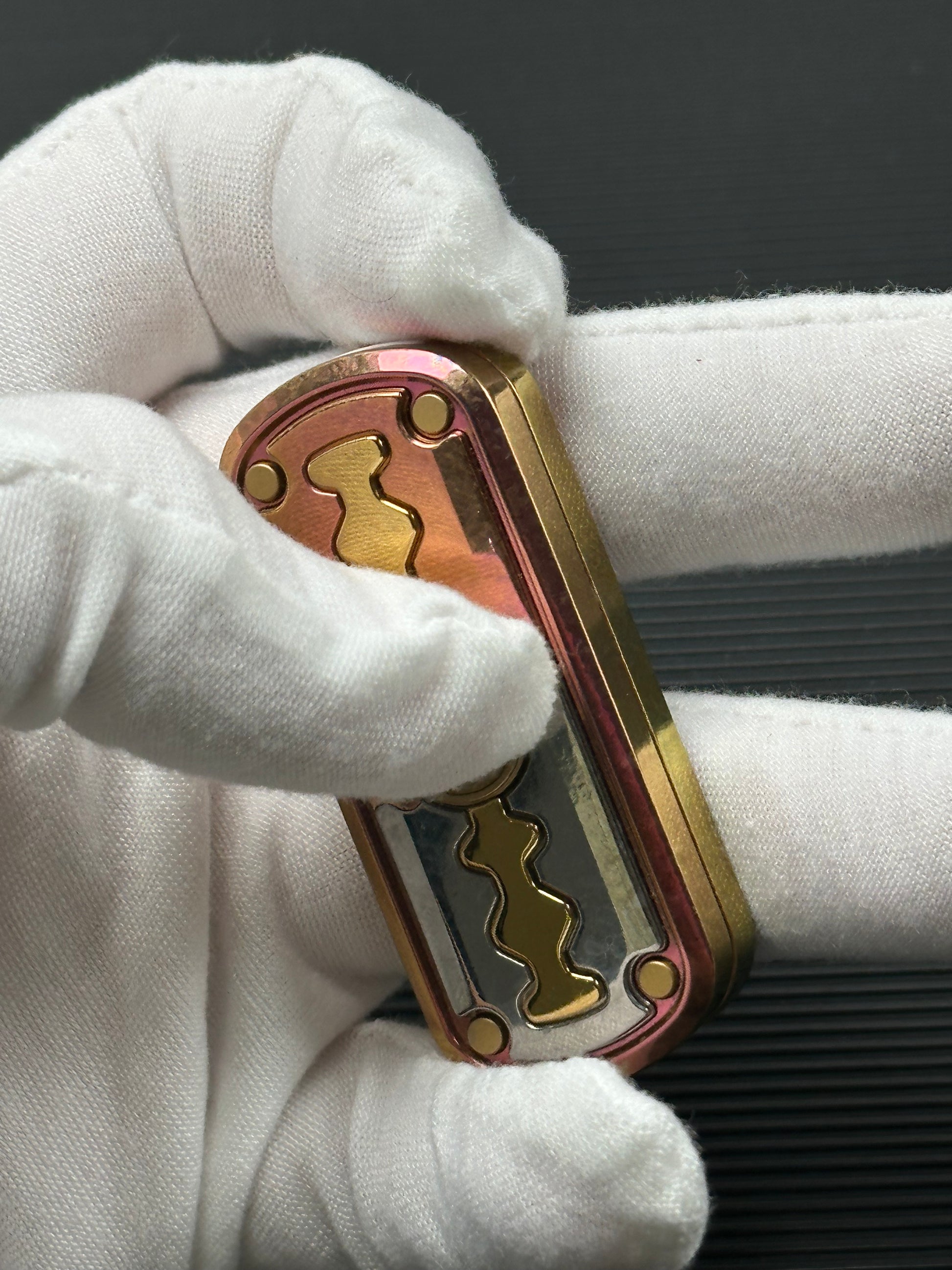Razor Edge Crystallized Titanium
