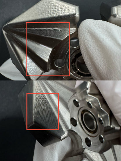 Tri Leaf Crossbone Titanium