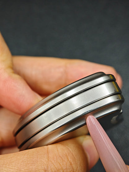 Balled Shell Stainless Steel Stonewashed