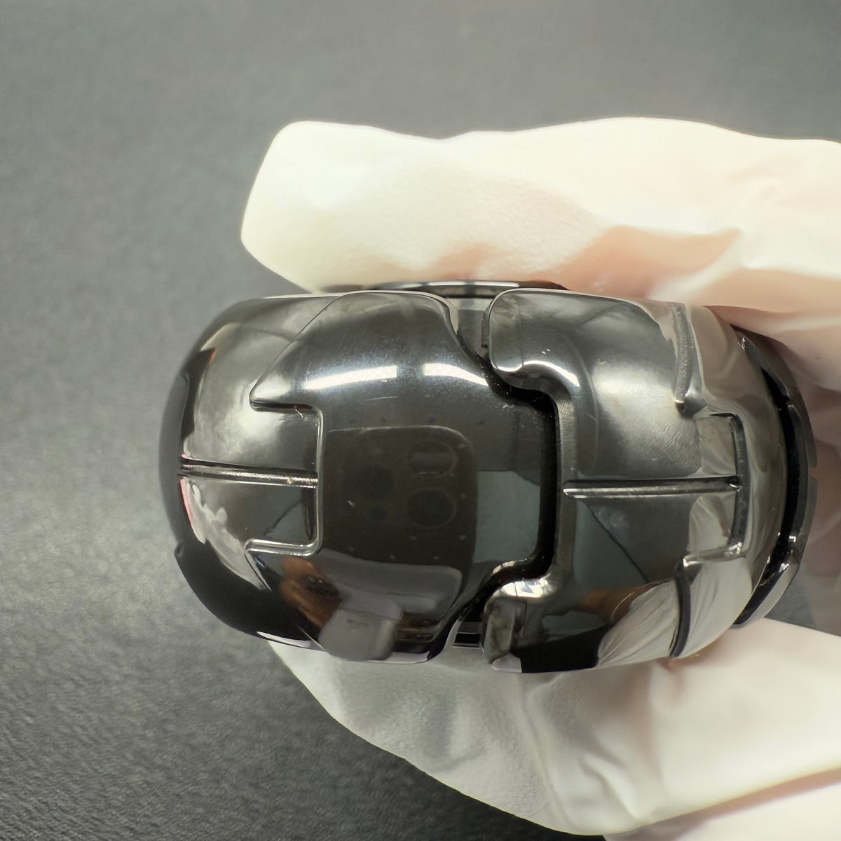 Pillbug Shell Opening Zirconium Polished