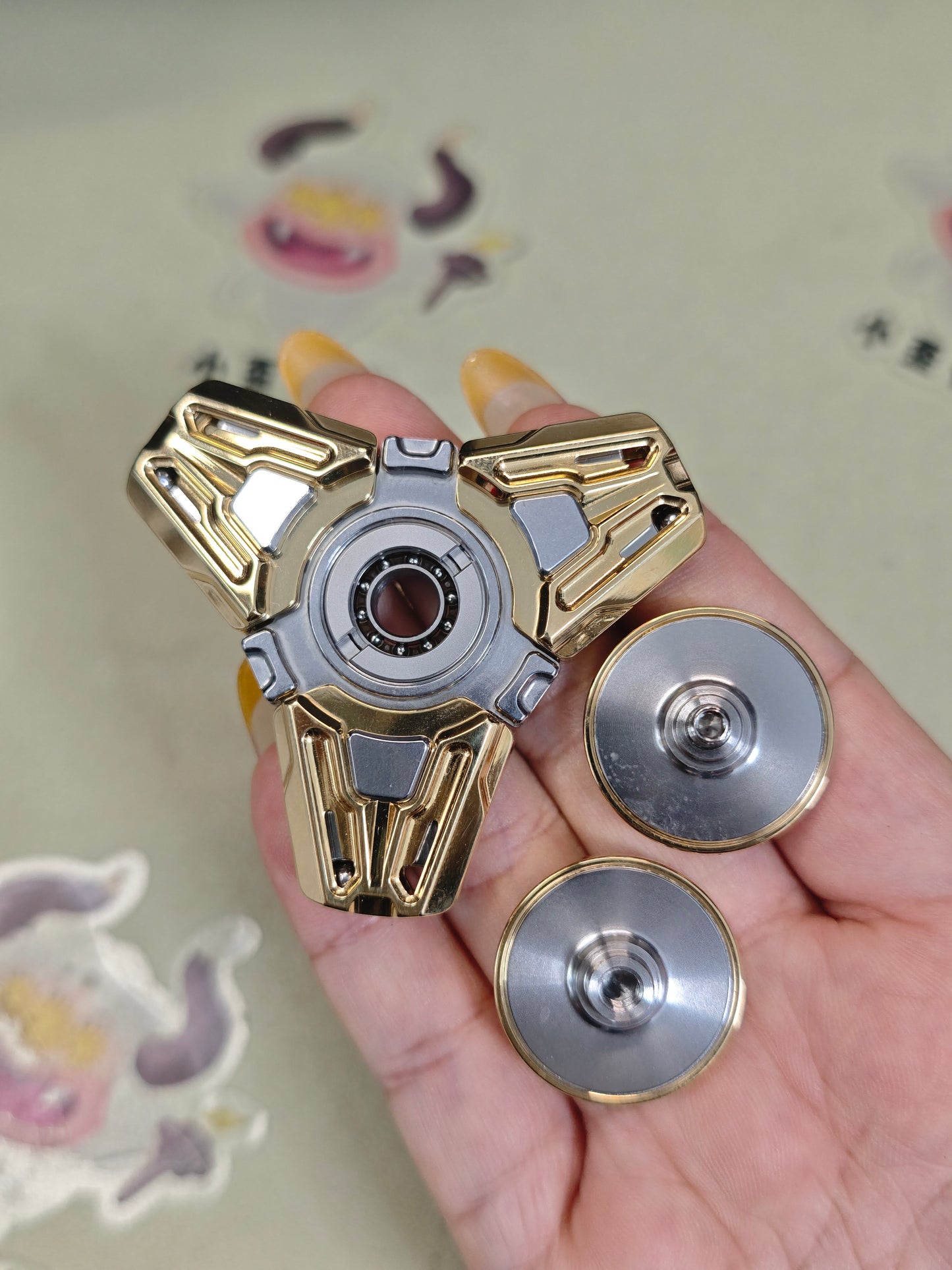 God of Time Stainless Steel Gold Plated