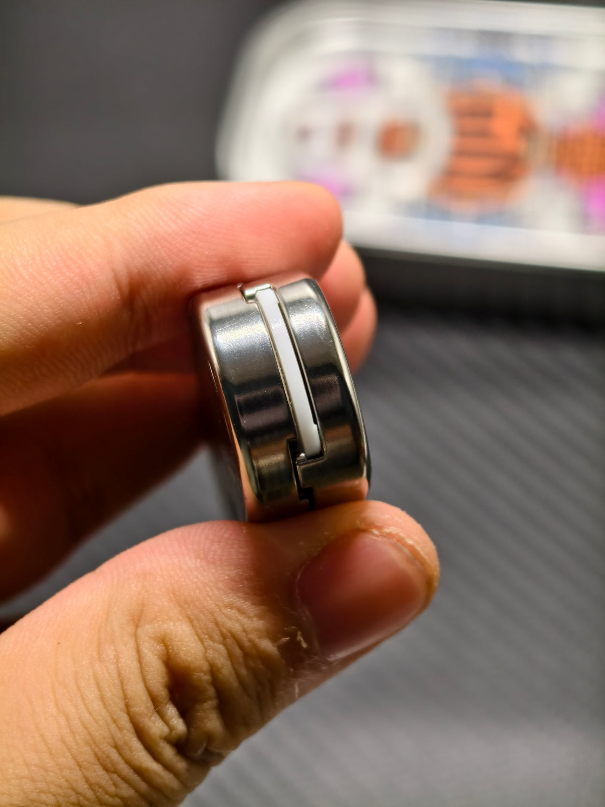 Ming Yin Titanium Engraved