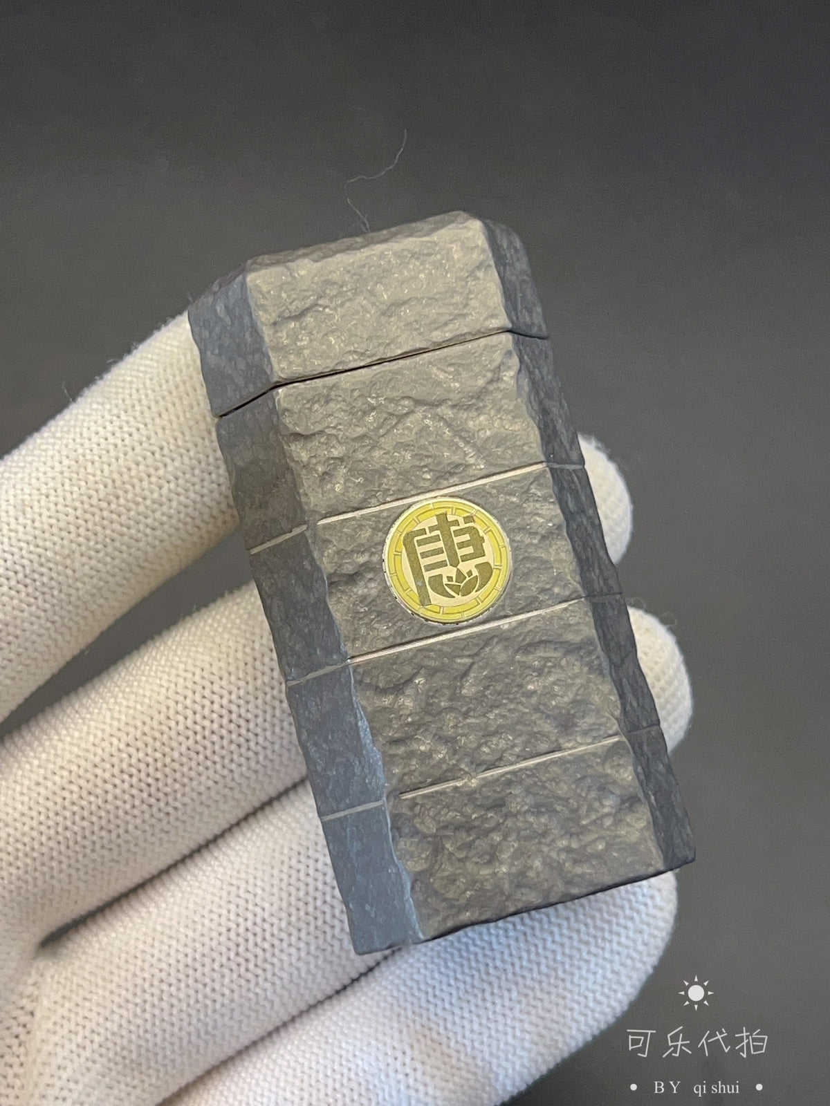 Tang Case Titanium Engraved