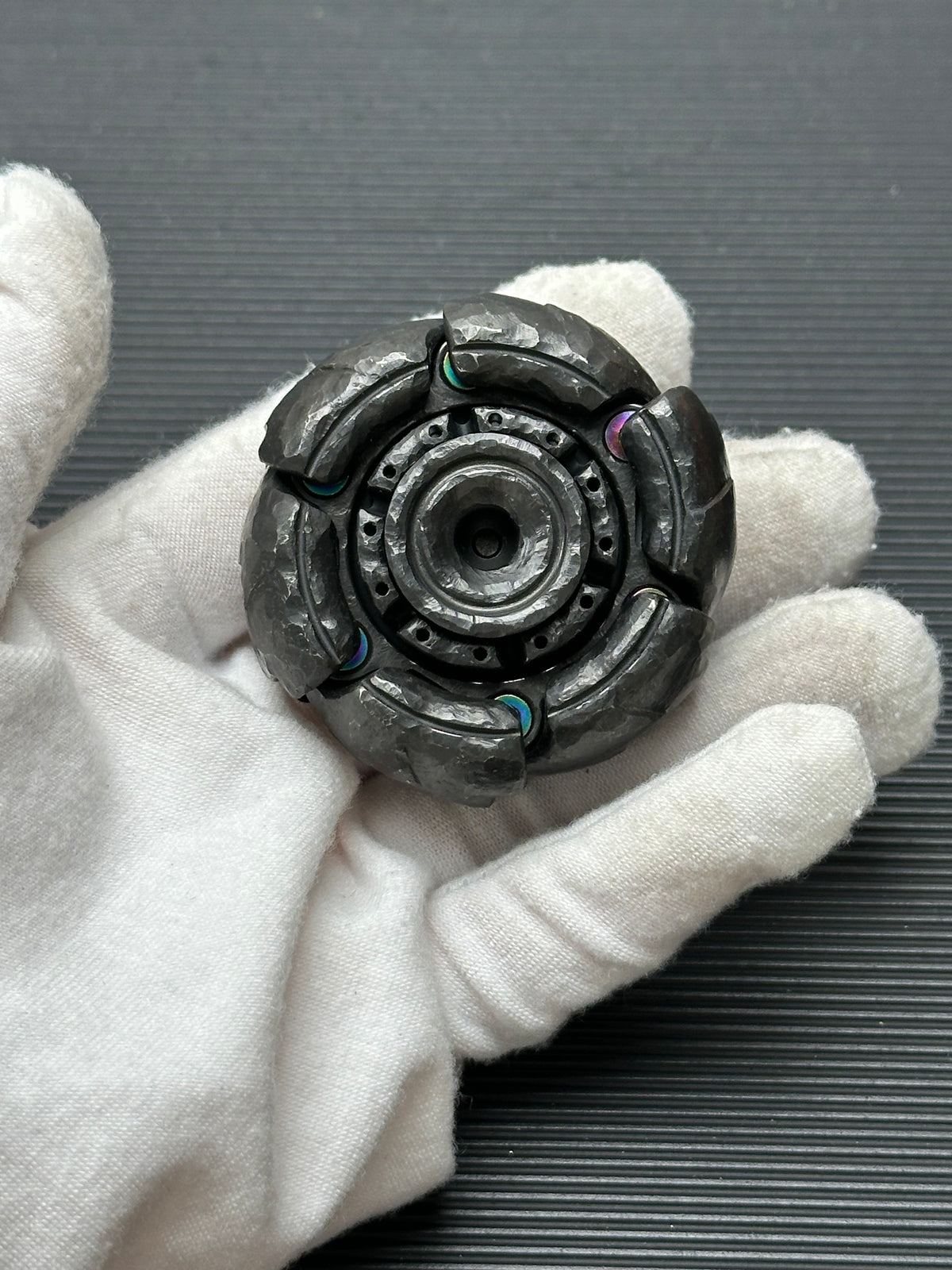 Pillbug Shell Opening Zirconium Stone Textured