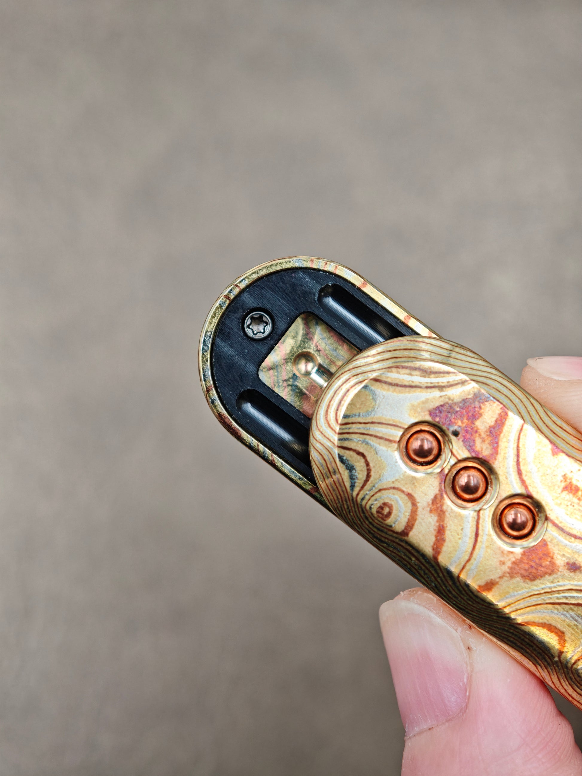 Lucky Draw Copper Mokume