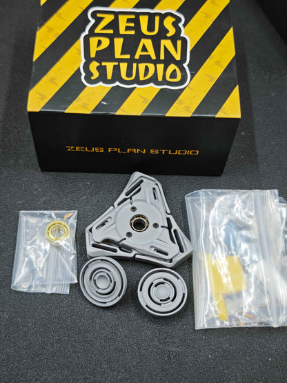 Hades 8-Leaf Offset Plate Titanium