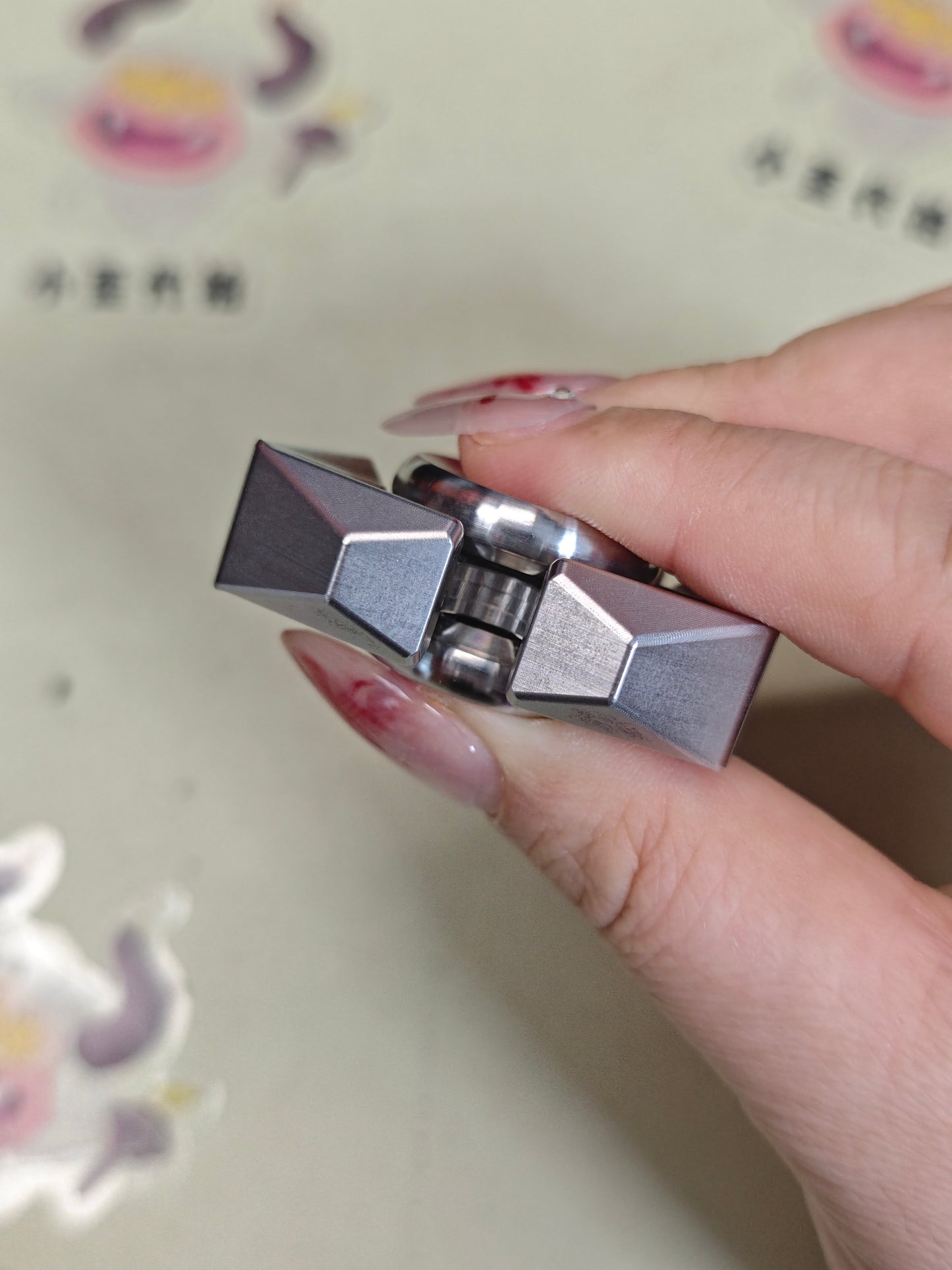 Tri Leaf Crossbone Stainless Steel