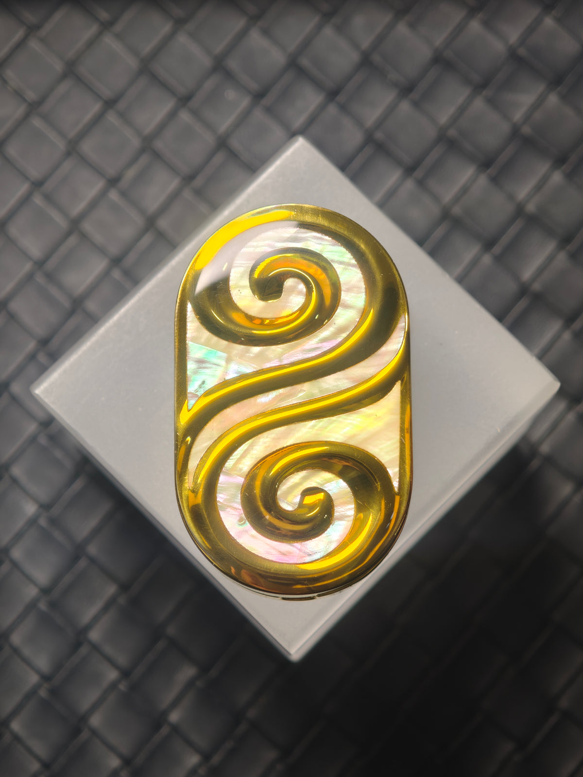 Ripple 2.0 Stainless Steel Gold Plated Engraved