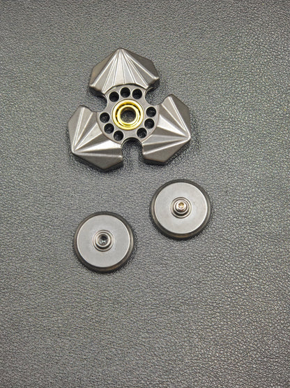 Tri Leaf Crossbone Zirconium