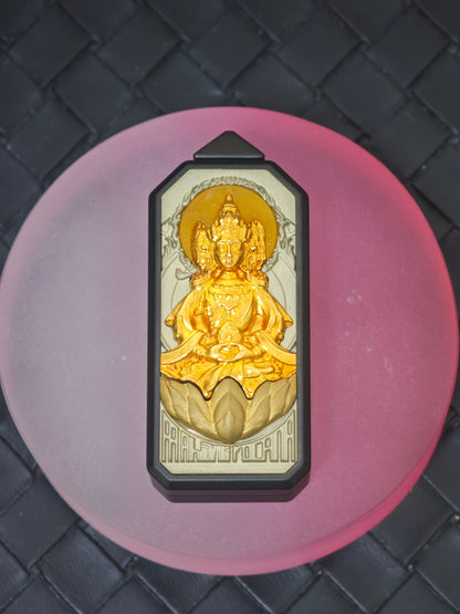 Guardian Buddha Titanium Gold Plated