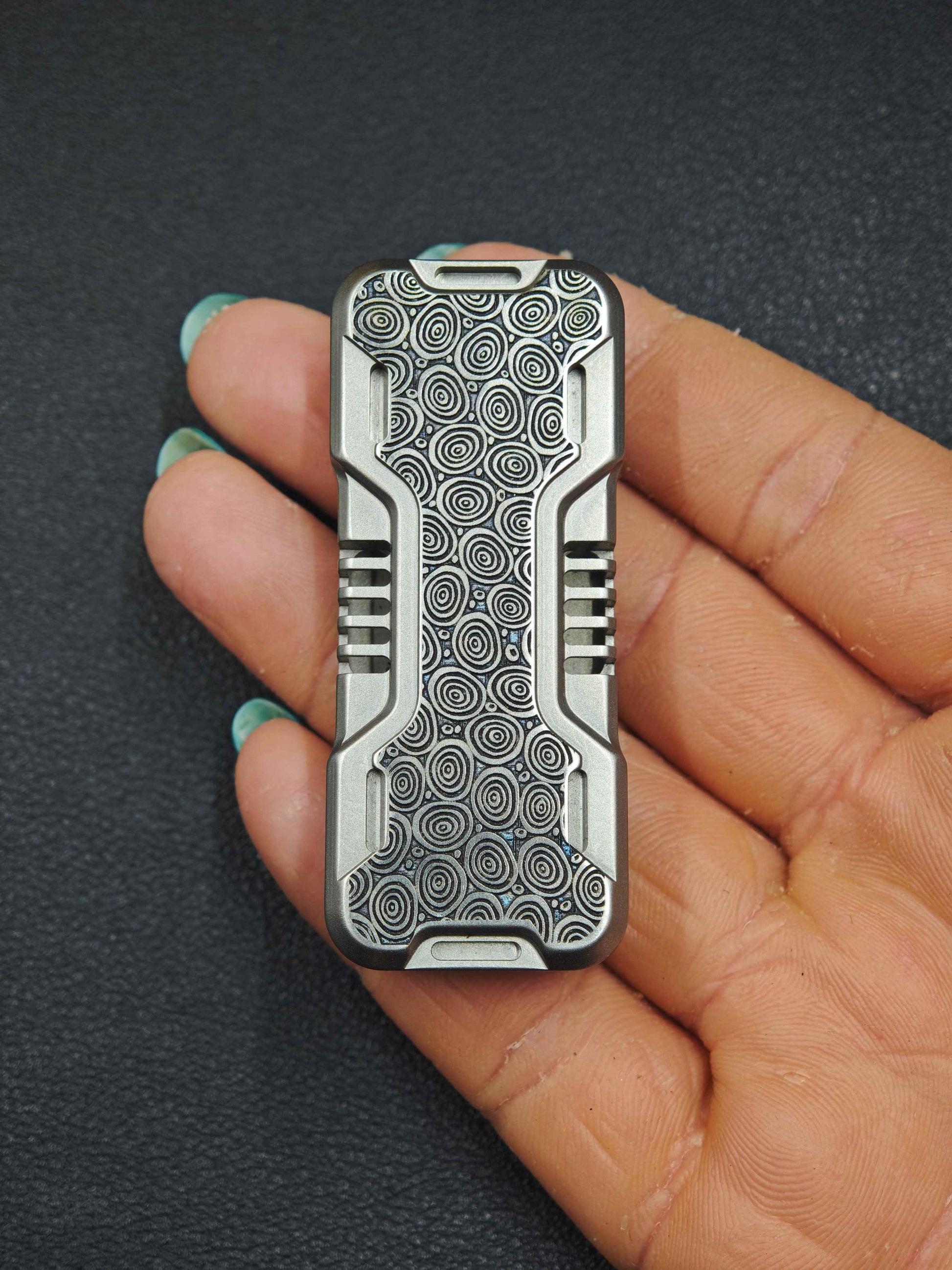 MF EDC Power Train Slider x2 Titanium Engraved