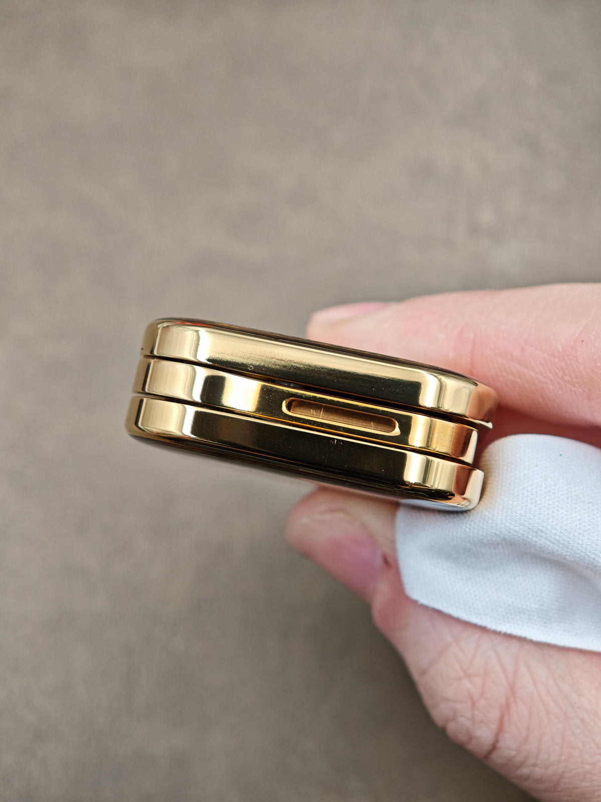 SNAP Zirconium Gold Plated Resin-Sealed