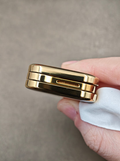 SNAP Zirconium Gold Plated Resin-Sealed