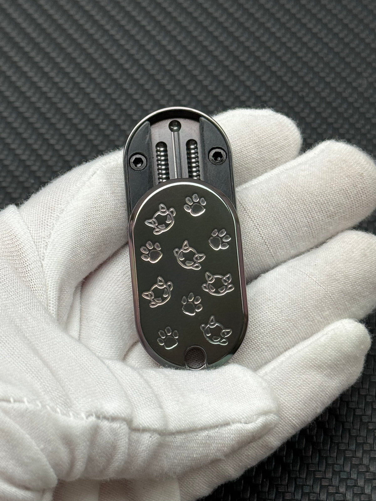 PK Mini Zirconium Polished Oil Slick