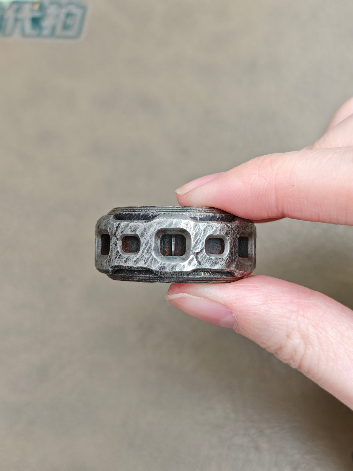 Shadow Raider Ratchet Stainless Steel Stone Textured
