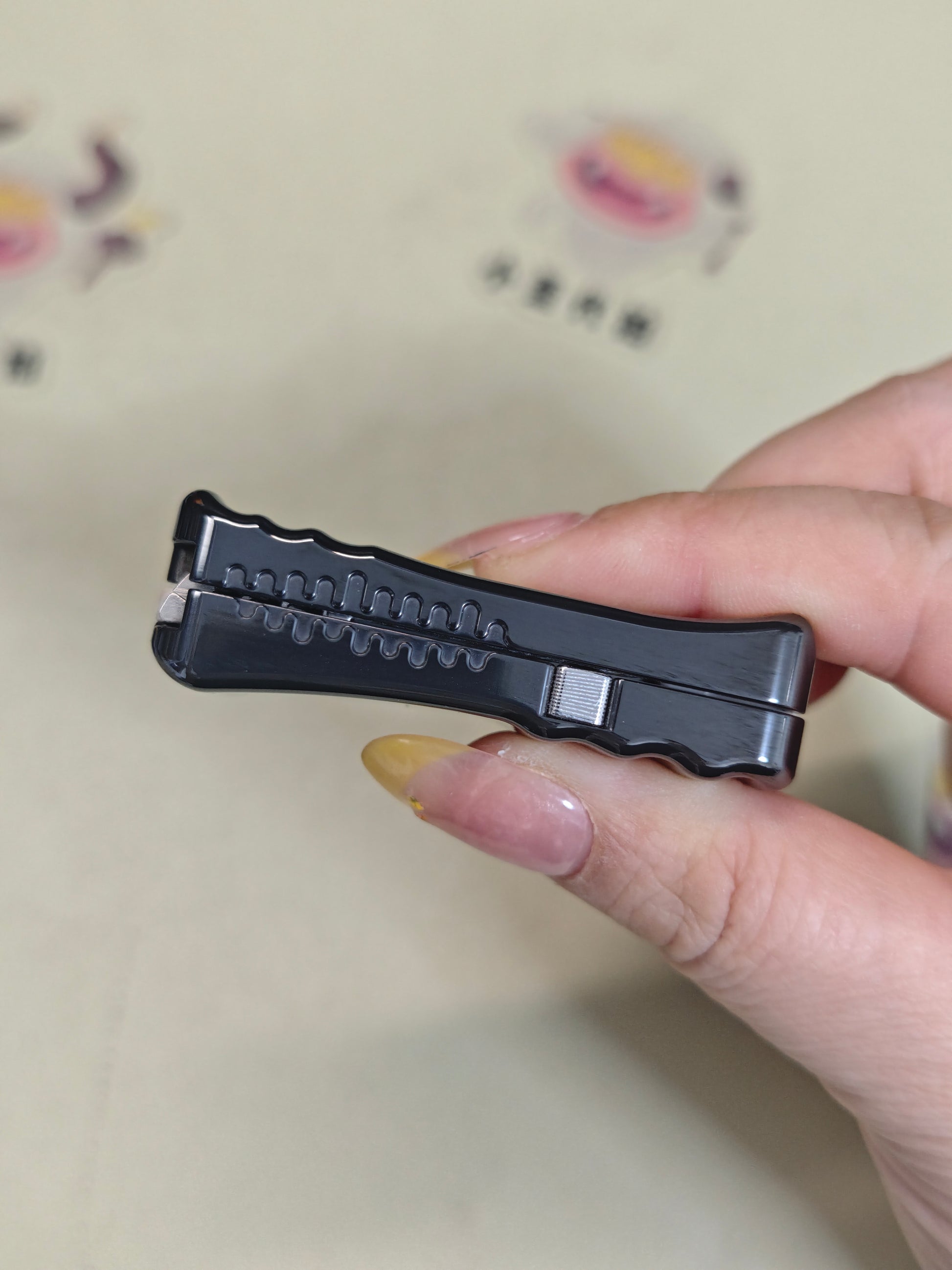 Snake Zirconium Damasteel PEEK