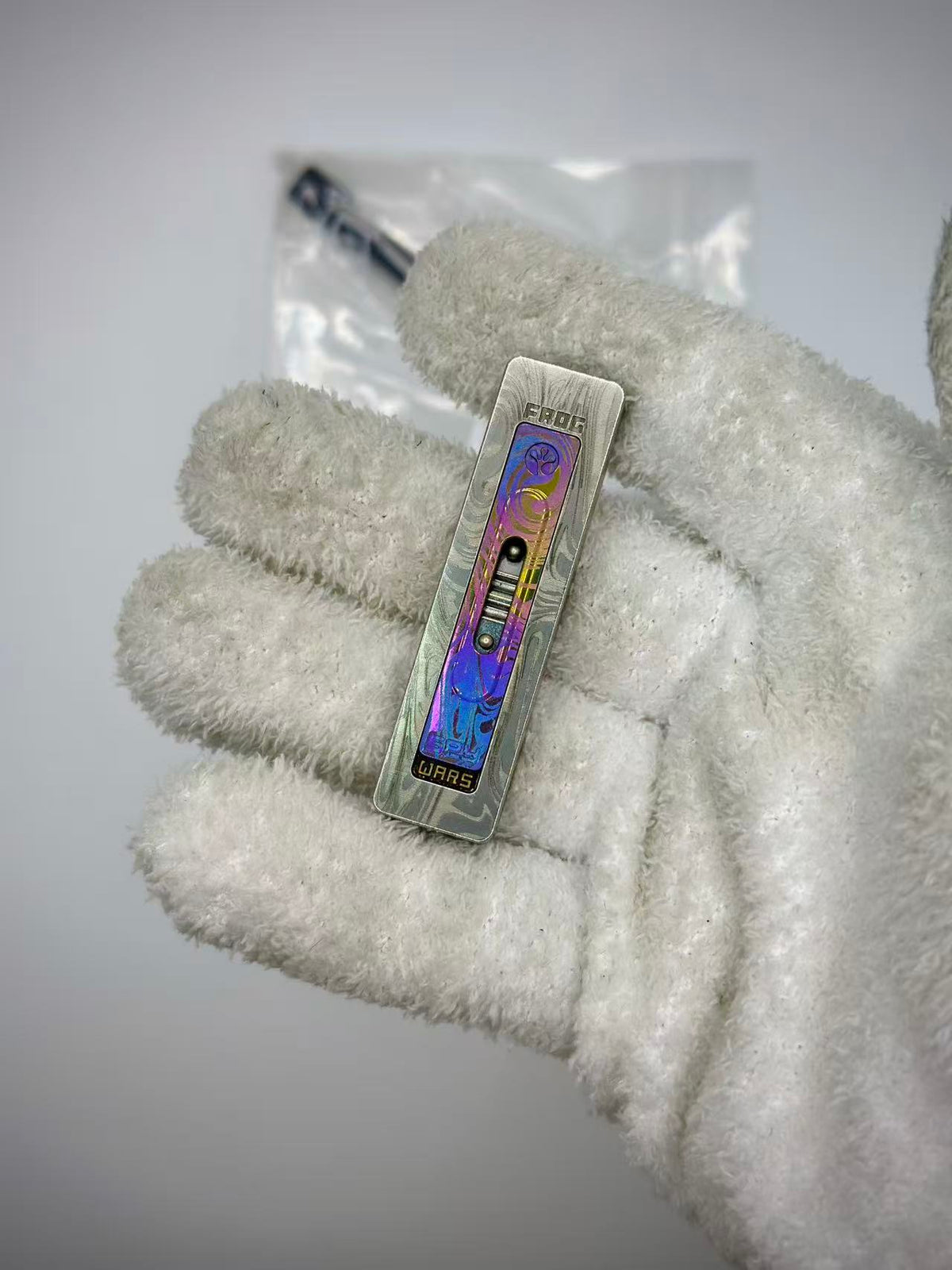 Frog Zirconium Engraved