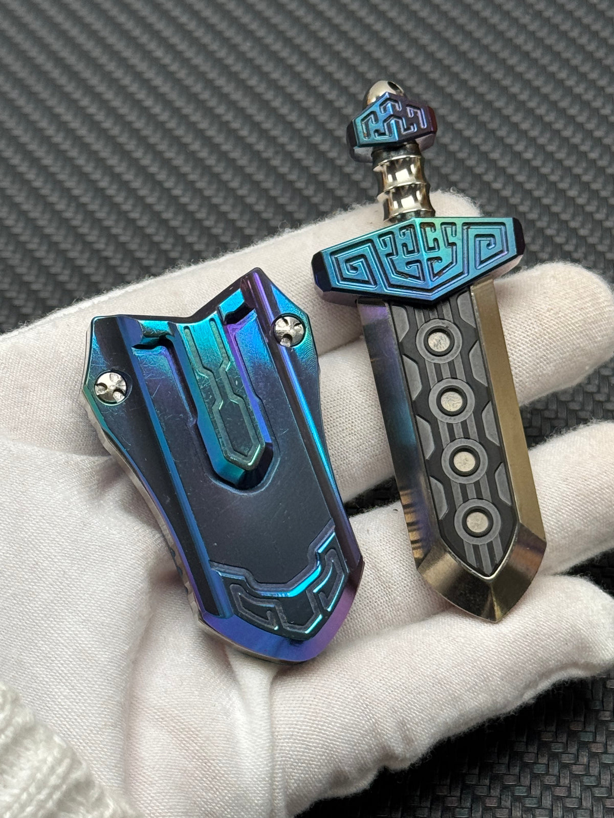 Taia Sword Zirconium Oil Slick