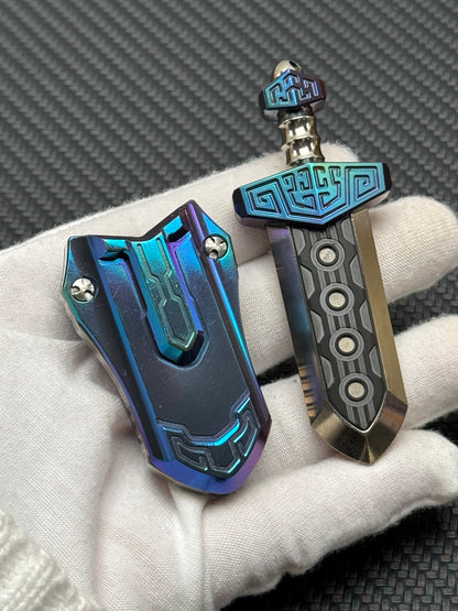 Taia Sword Zirconium Oil Slick