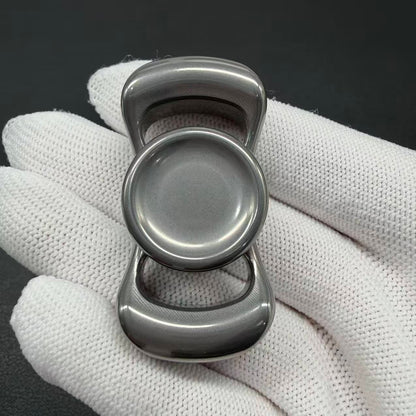 Two-Leaf Horizon Stainless Steel Stonewashed