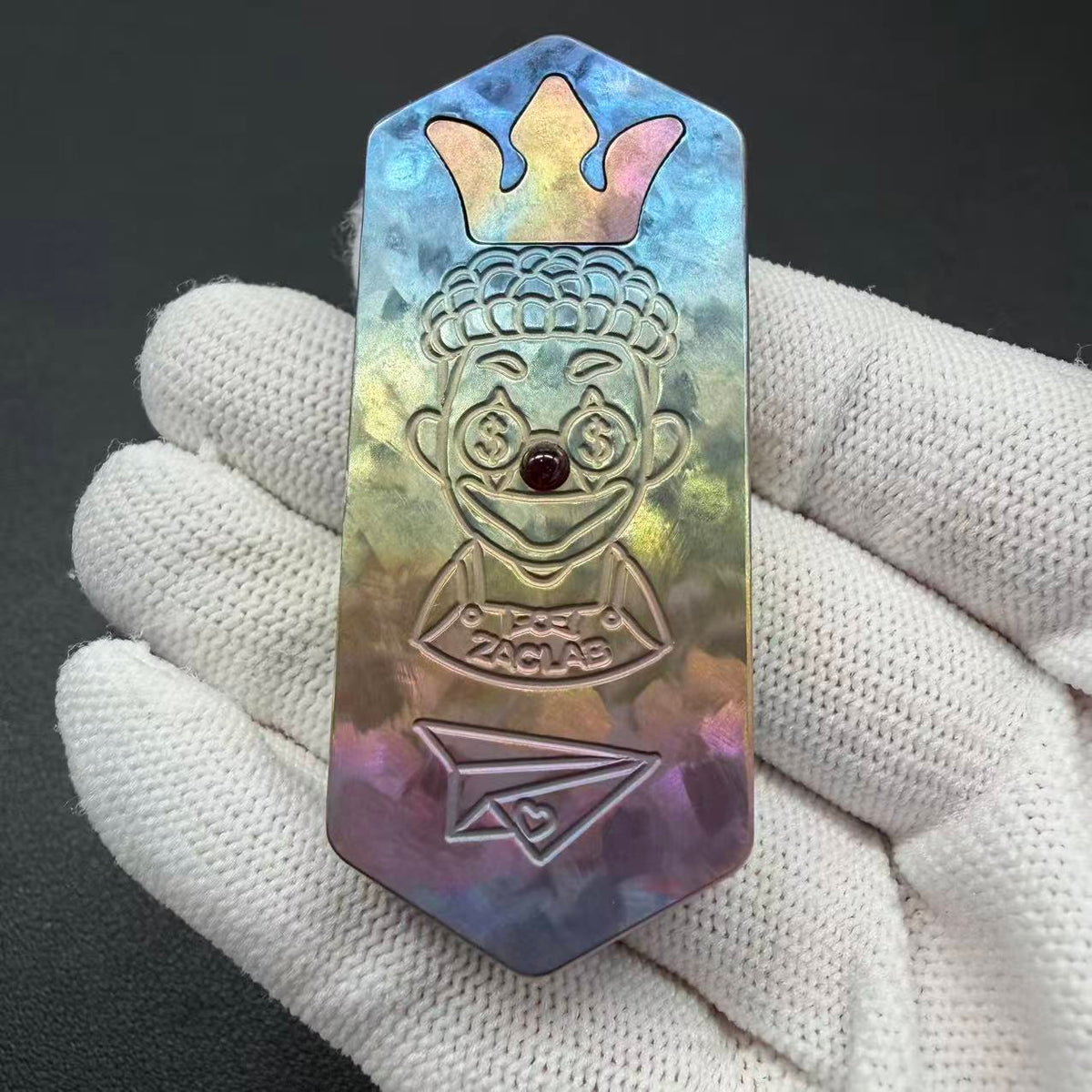 Plane Titanium Color-Anodized
