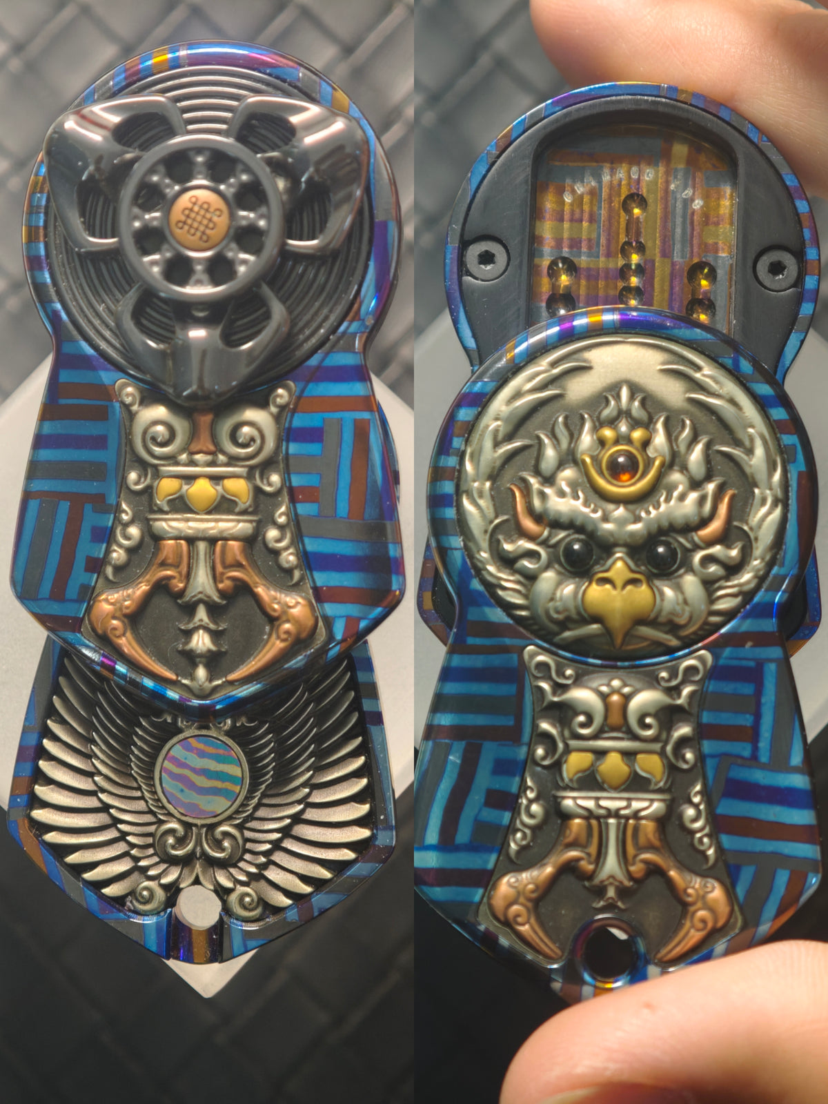Demon Subduing Toga Tangcao Pattern Zircuti