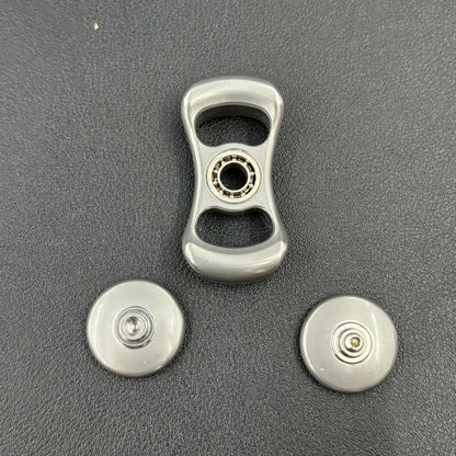 Two-Leaf Horizon Stainless Steel Stonewashed