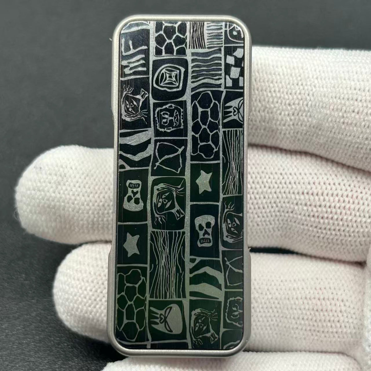 Power Train Damasteel Engraved