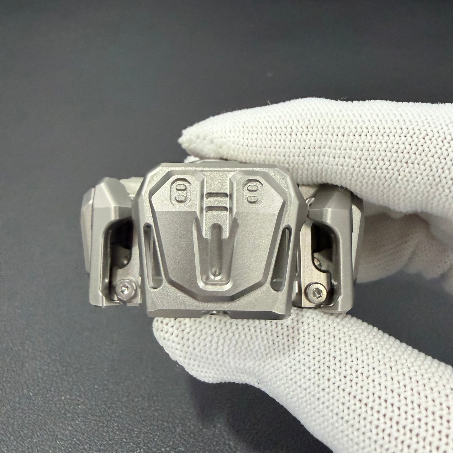 Ancient Iron Shell Opening Titanium Blasted