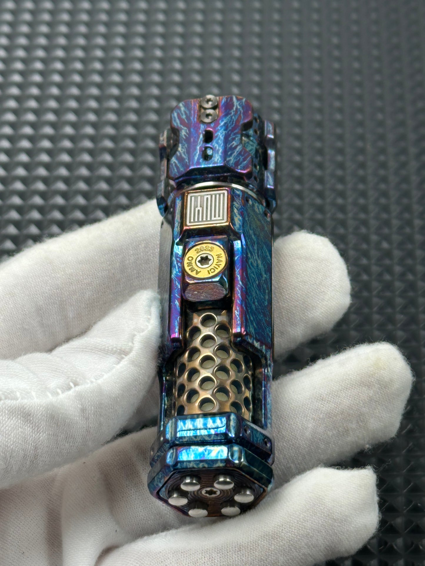 NAYICI Musketeer Titanium Engraved