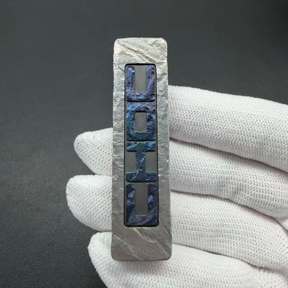 Choc Titanium Stone Textured Engraved